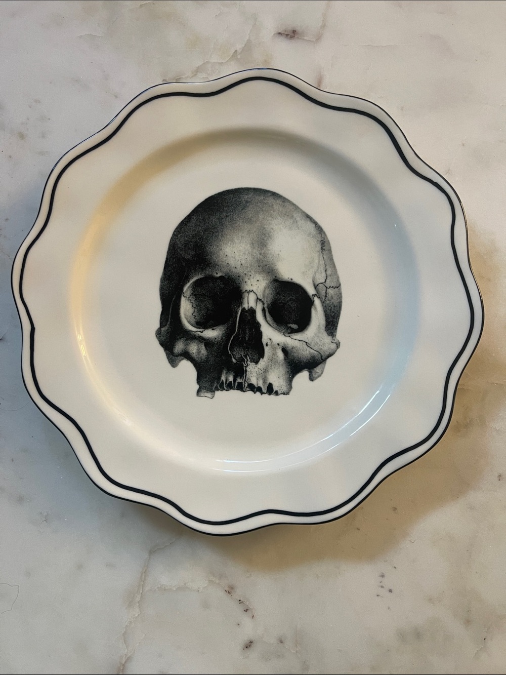 Skull Side Plate by Terrain for Anthropologie